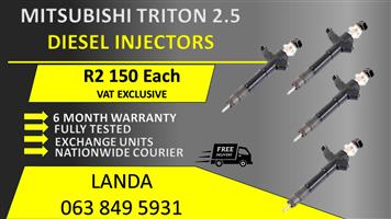 MITSUBISHI TRITON 2.5 DIESEL INJECTORS FOR SALE OR RECON WITH WARRANTY 