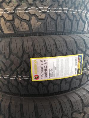 New tyres. 265/70/16