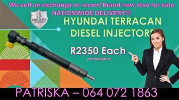 HYUNDAI TERRACAN INJECTORS FOR SALE - NEW OR RECON