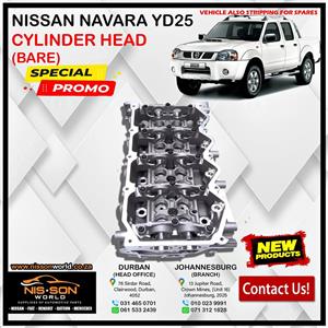 NISSAN NAVARA YD25 CYLINDER HEAD