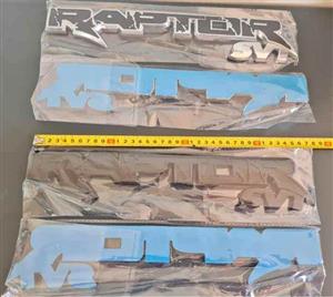 Ford Ranger Raptor badge emblem