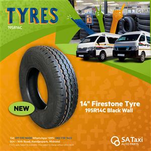 New 195R14C BW Firestone Tyre 