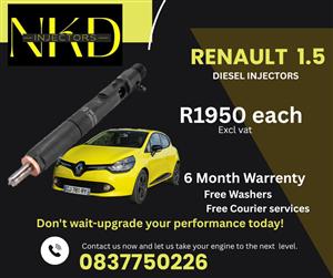 RENAULT 1.5 DIESEL INJECTORS FOR SALE