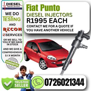 Fiat Punto diesel injectors for sale
