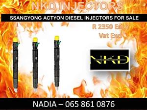 Ssangyong Actyon diesel injectors for sale