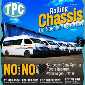 Come find the perfect Rolling Chassis on Special