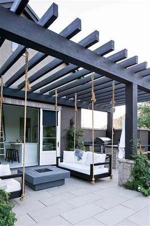 Wooden pergola