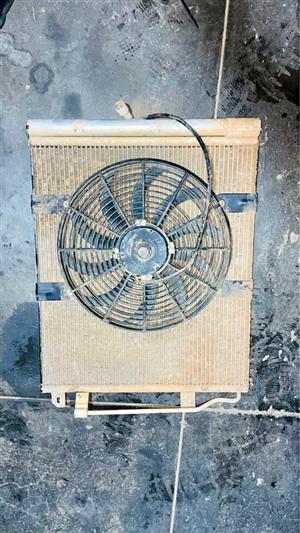 Mahindra Scorpio condenser and fan