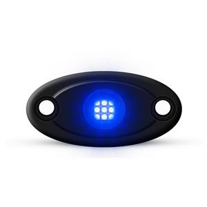 Universal Aluminium 9-LED Rocklights (Blue)
