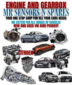 New and used Engine and Gearbox VW Audi Peugeot Citroen