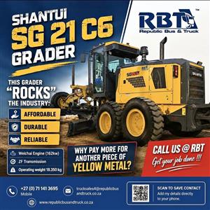 New Shantui SG C 6 Grader