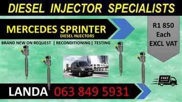 MERCEDES BENZ SPRINTER DIESEL INJECTORS FOR SALE OR RECON WITH WARRANTY 