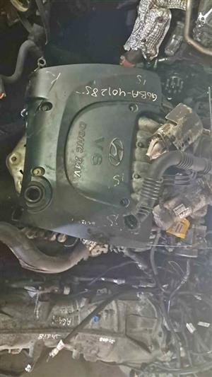 Complete imported Hyundai Tucson 2.7L/Santa FE G6BA engine for sale