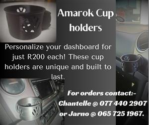 VW Amarok cup holders