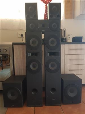 Telefunkin sound system and subs for sale.