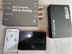 HDMI SWITCH, SPLITTER & MINI CONVERTER