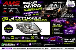 NEW TOYOTA YARIS (2005–2009) HATCHBACK LEFT FRONT HEADLIGHT 