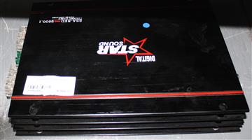 DIGITAL SSA-RED 9600.1 9600WATTS BLACK 1CHANNEL CLASS D POWER CAR AMP S065438A