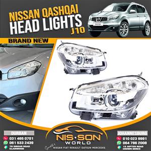 NISSAN QASHQAI HEAD LIGHTS J10