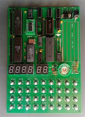 Vintage Micro-Professor MPF-1 Z80 Computer Trainer with power supply.