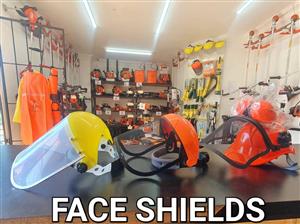Safety forestry Helmet and face shields. GARDEN MARKET PLACE.  1 Gardens Road, HILLCREST.