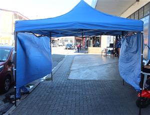 CAMP MASTER 3X3M BLUE GAZEBO IN BLACK BAG S065754A