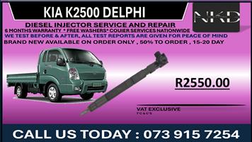 Kia K2500 Delphi Diesel Injectors 