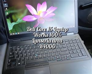Laptop and dining room set
