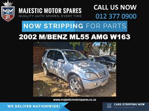 2002 Mercedes Benz ML55 W163 stripping for used spares