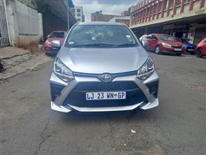 2021 TOYOTA AGYA 1.0 PETROL,  MANUAL TRANSMISSION, SILVER COLOUR,52000KM
