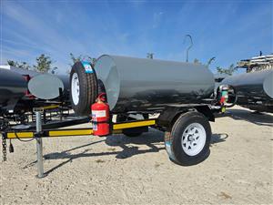 1000L NON BRAKED MILD STEEL TANKER