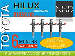 TOYOTA HILUX INJECTORS FOR SALE OR TO RECON
