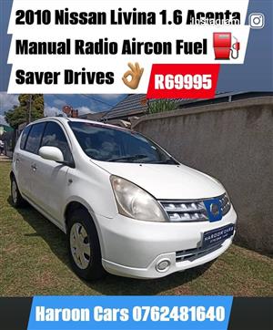 2010 Nissan Livina 1.6 Acenta Manual Radio Aircon
