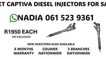CHEVROLET CAPTIVA DIESEL INJECTORS FOR SALE OR RECON