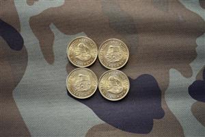SOUTH AFRICAN 1964 1cent COIN