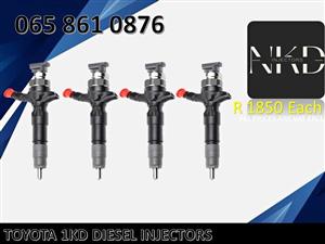 TOYOTA 1KD DIESEL INJECTORS FOR SALE WITH WARRANTY