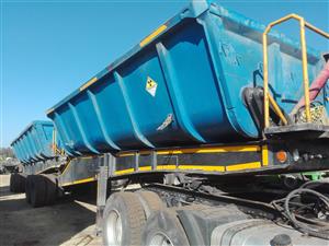 Strong and booming side tipper trailer for sale.