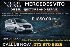 Mercedes Vito Diesel Injectors 