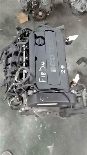 CHEVROLET F18D4 1.8L COMPLETE ENGINE FOR SALE