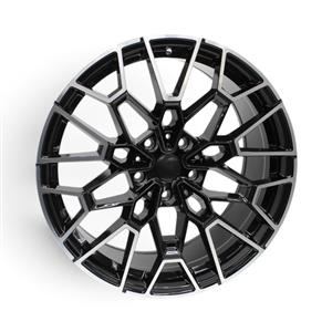 19″ GT-460 5×120 Black Machine Face Alloy Wheels
