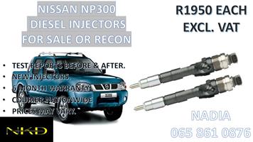 DIESEL INJECTORS FOR SALE FOR NISSAN NP300