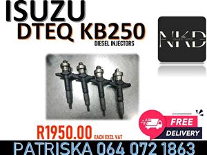 ISUZU DTEQ KB250 DIESEL INJECTORS FOR SALE