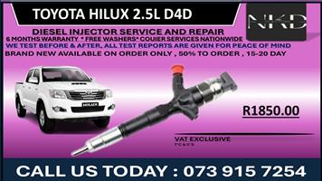 Toyota Hilux Diesel Injectors 
