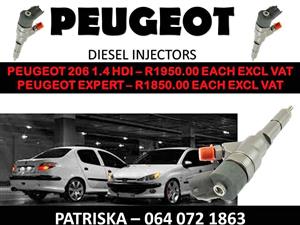 PEUGEOT DIESEL INJECTORS FOR SALE