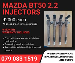 MAZDA BT50 2.2 INJECTORS FOR SALE WITH WARRANTY 