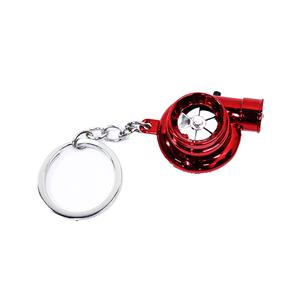 Turbocharger Keyring with LED Light & Turbo Sound Effect (Red)