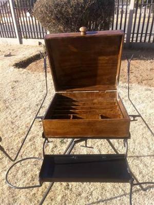 Tripod with work tray & Large Tackle Box