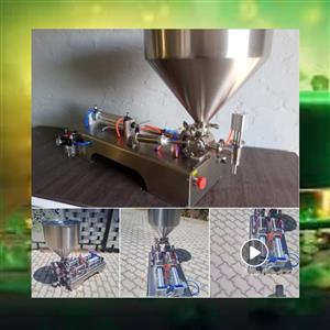 “Automatic piston filling machines, 10–5000ml, single/double/4‑head, hopper or t