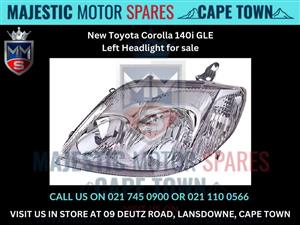 Toyota Corolla 140i GLE Left Headlight for sale