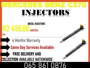 Mercedes C270 diesel injectors for sale - we supply nationwide and warranty.